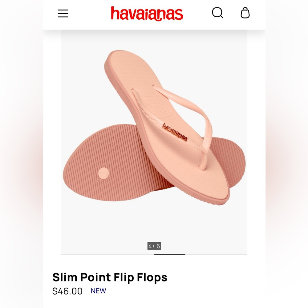 Brand new Havainas flip flops size 37-38